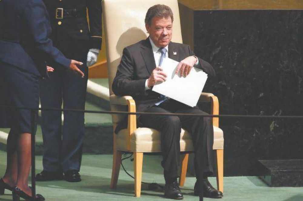 Santos prometi� que volver� a la ONU con la paz