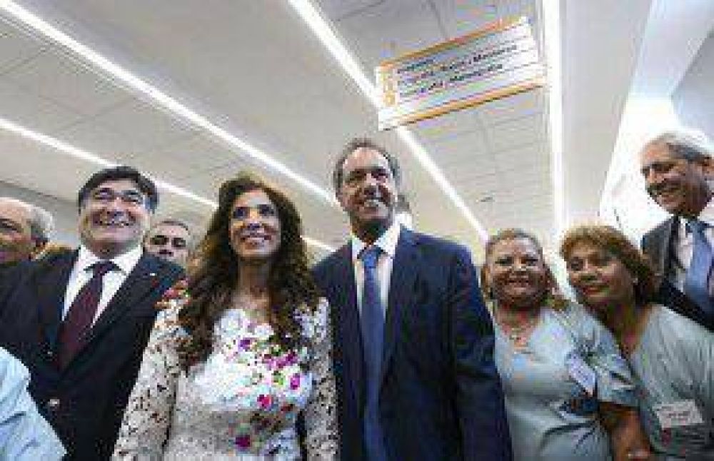 Scioli le peg� fuerte a Macri en su visita a Santiago del Estero