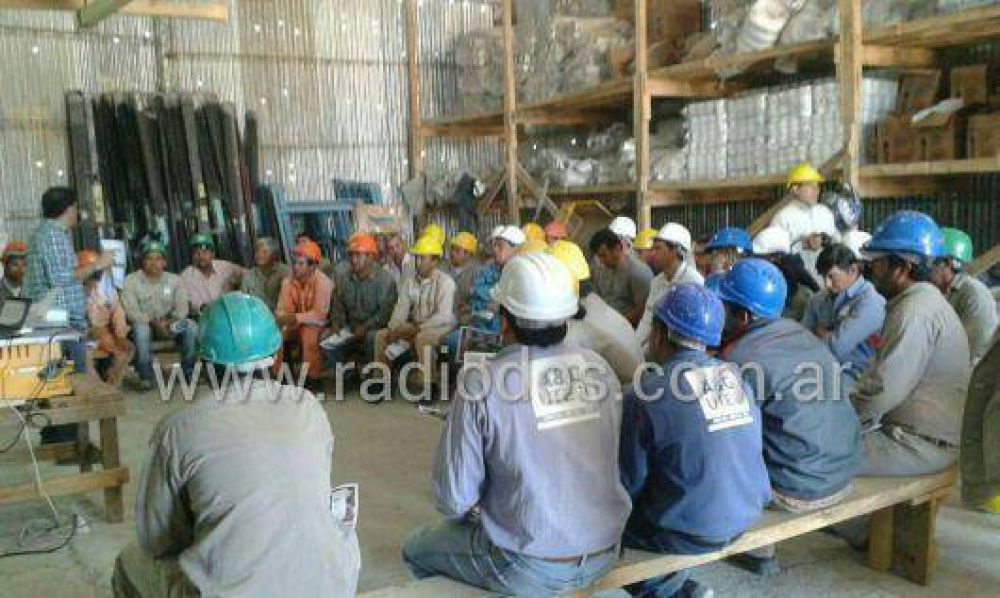UOCRA realiza cursos de seguridad para capataces y encargados en el predio de Santa Catalina
