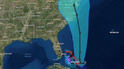 El hurac�n Joaqu�n cobra fuerza y alcanza la categor�a 3 cerca de las Bahamas