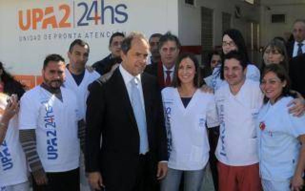 Scioli firm� Acta para construir un UPA24 en San Miguel