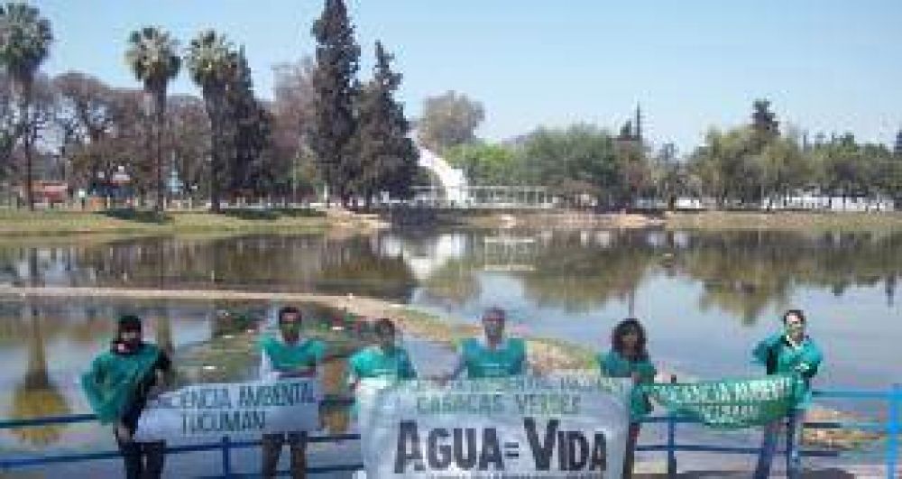 Reclaman por el estado de abandono del lago San Miguel
