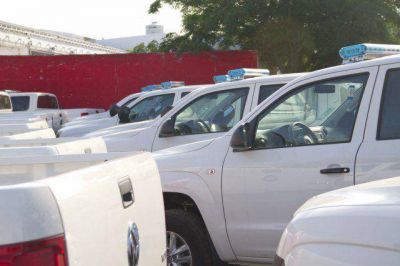 Llegaron patrulleros de la naci�n para la Polic�a local