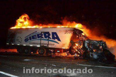 R�o Colorado: sigue grave el camionero bahiense que sufri� quemaduras al chocar