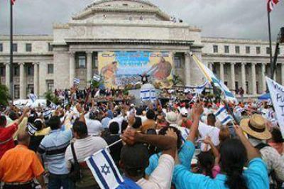 Miles de cristianos evang�licos marchan en Jerusalem