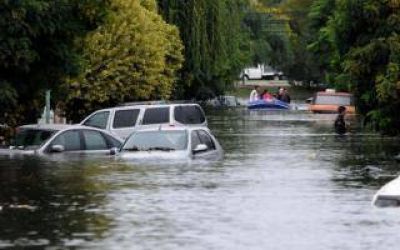 Inundaci�n en La Plata: Damnificados marchan en reclamo de Justicia y obras
