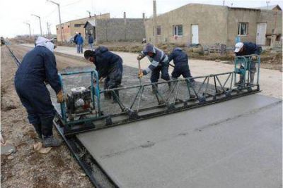 Comenzaron a pavimentar calles en la Chacra XI