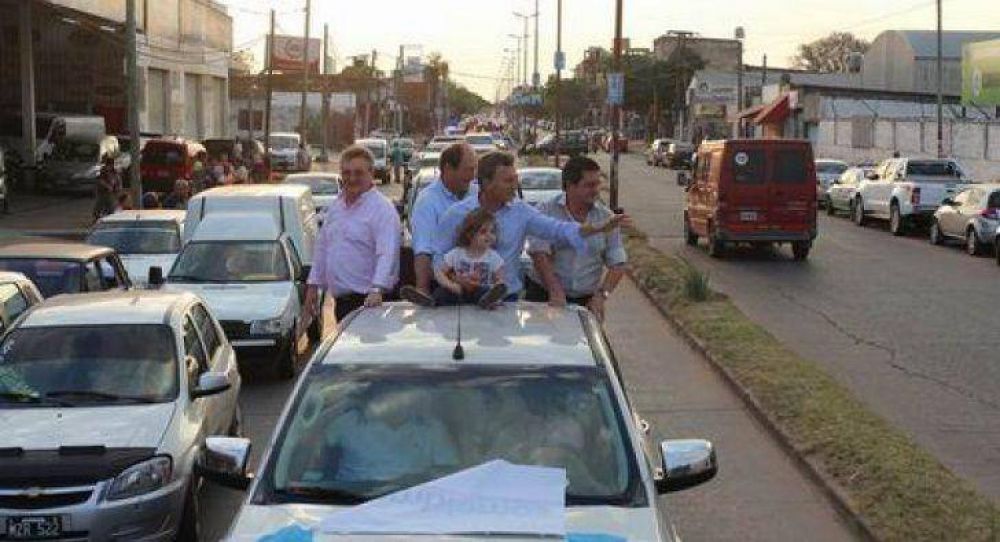 Macri pis� fuerte en su paso por Corrientes