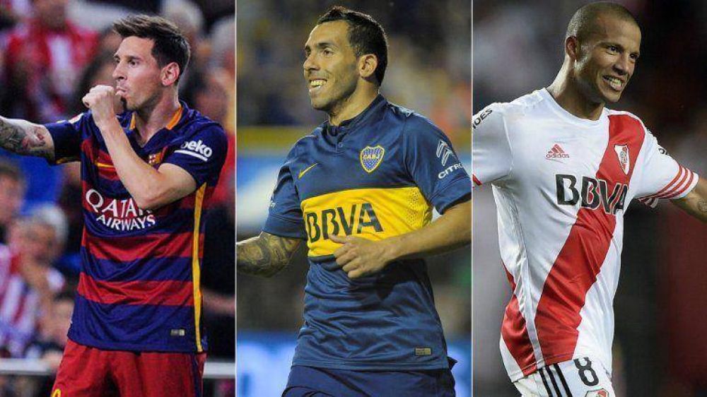 Ya estn los nominados al Baln de Oro: Messi, Tevez, Agero... Y Carlos Snchez!