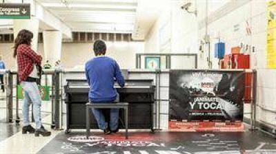 Ahora pod�s tocar el piano en el subte