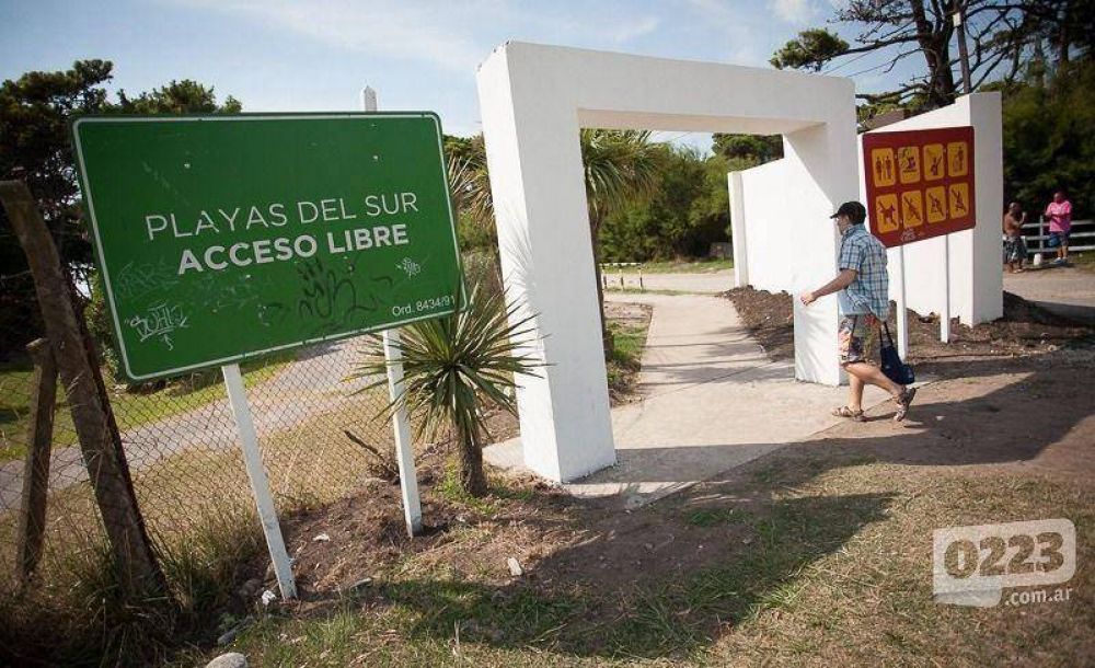 Playas del sur: prometen nuevas bajadas antes de la temporada