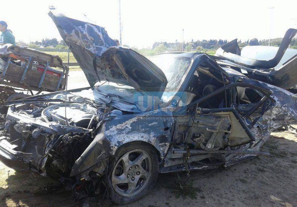 Un herido grave en un violento accidente en Circunvalaci�n