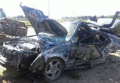 Un herido grave en un violento accidente en Circunvalaci�n