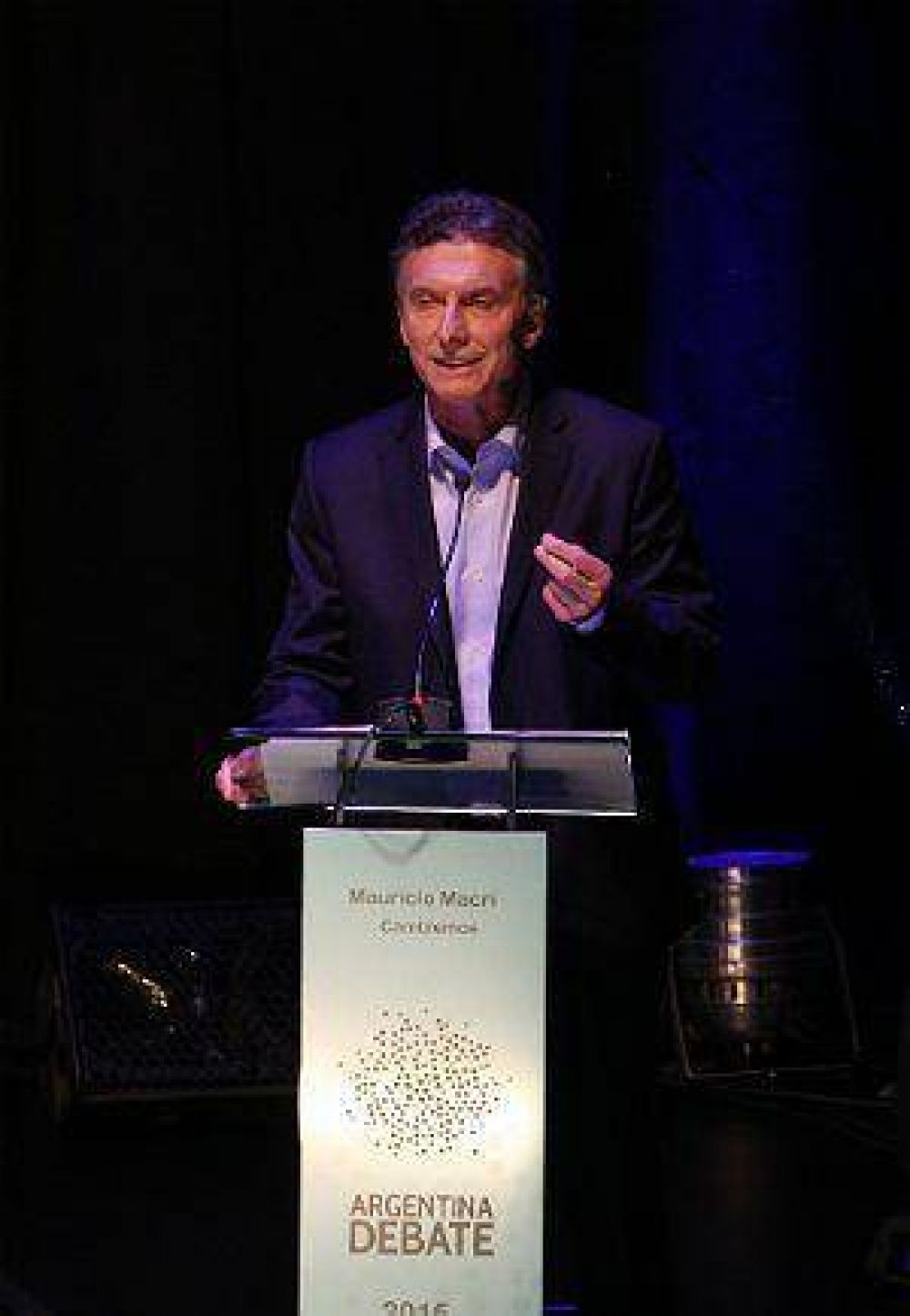 Macri critic� a Scioli por no ir al debate: 