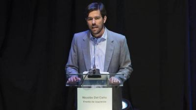 Del Ca�o le recrimin� a Massa haber faltado al 90% de las sesiones