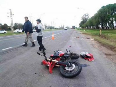 Grave accidente en el acceso a Realic�