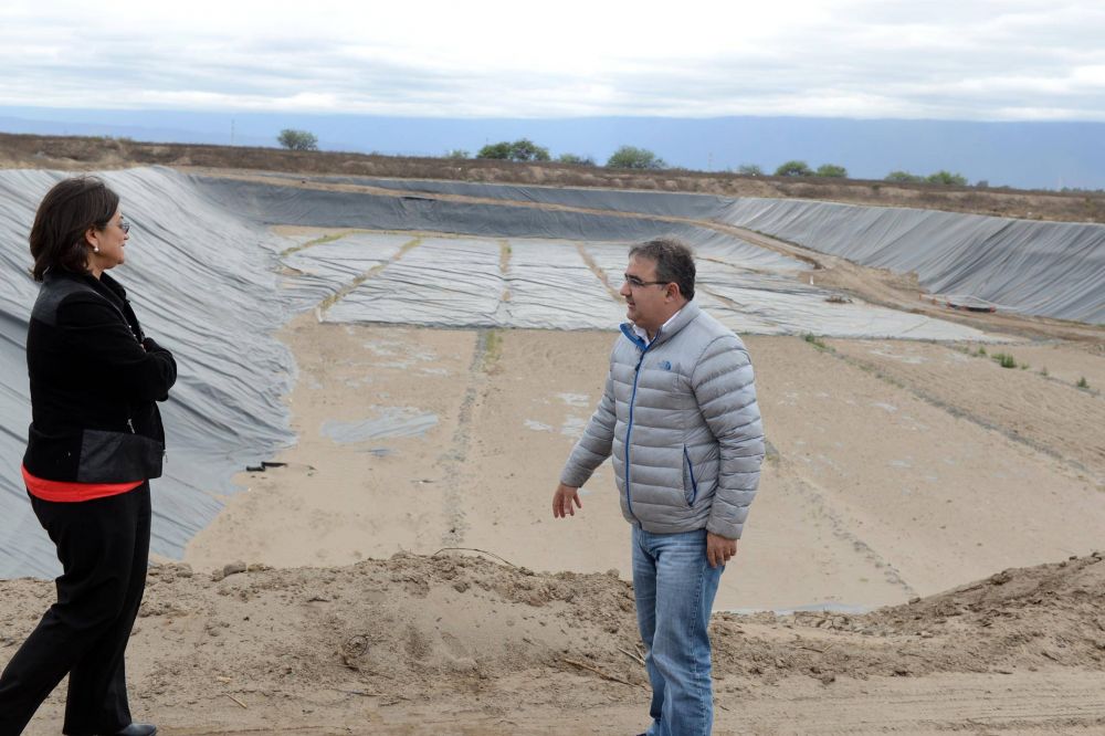 Corpacci y Jalil recorrieron planta de tratamiento de residuos