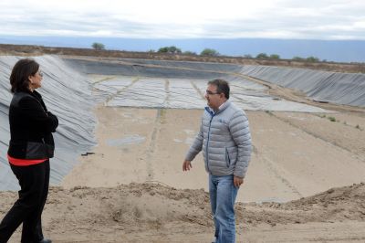 Corpacci y Jalil recorrieron planta de tratamiento de residuos