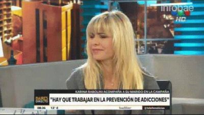Karina Rabolini defendi� la ausencia de Daniel Scioli en el debate: 