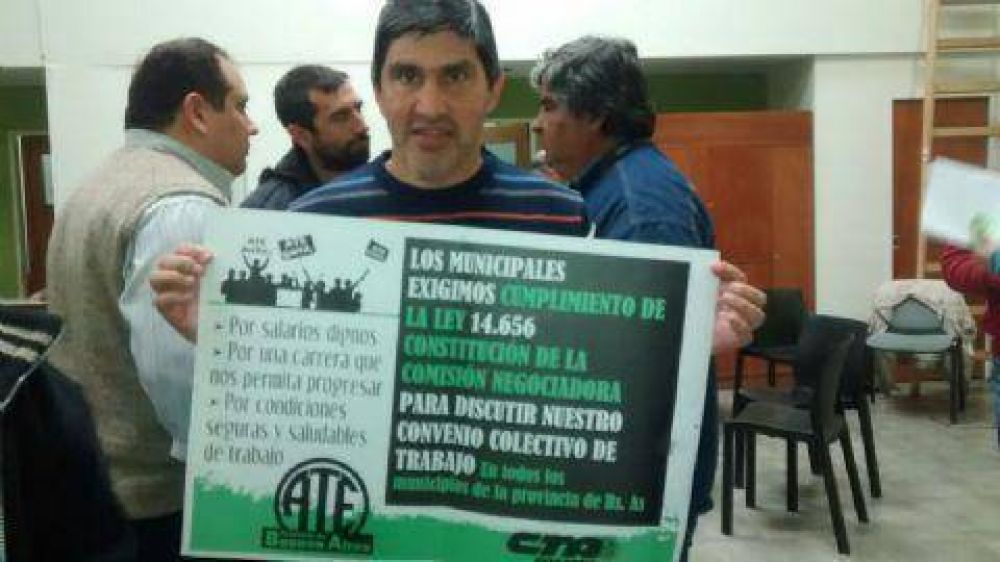 Lescano: �Trabajamos en la construcci�n del convenio colectivo para los municipales�