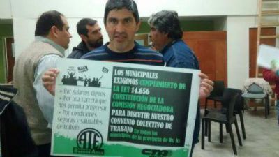 Lescano: �Trabajamos en la construcci�n del convenio colectivo para los municipales�
