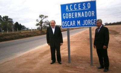 Jorge ya tiene una obra con su nombre