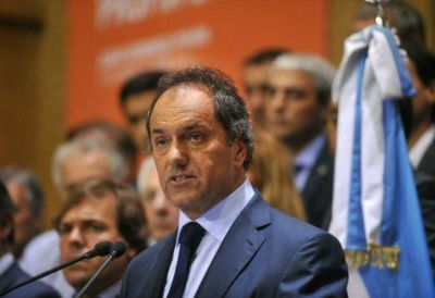 Scioli rechaza el 