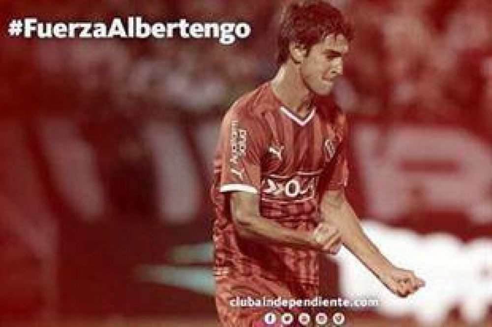 Operaron a Lucas Albertengo de la rotura de ligamentos: 