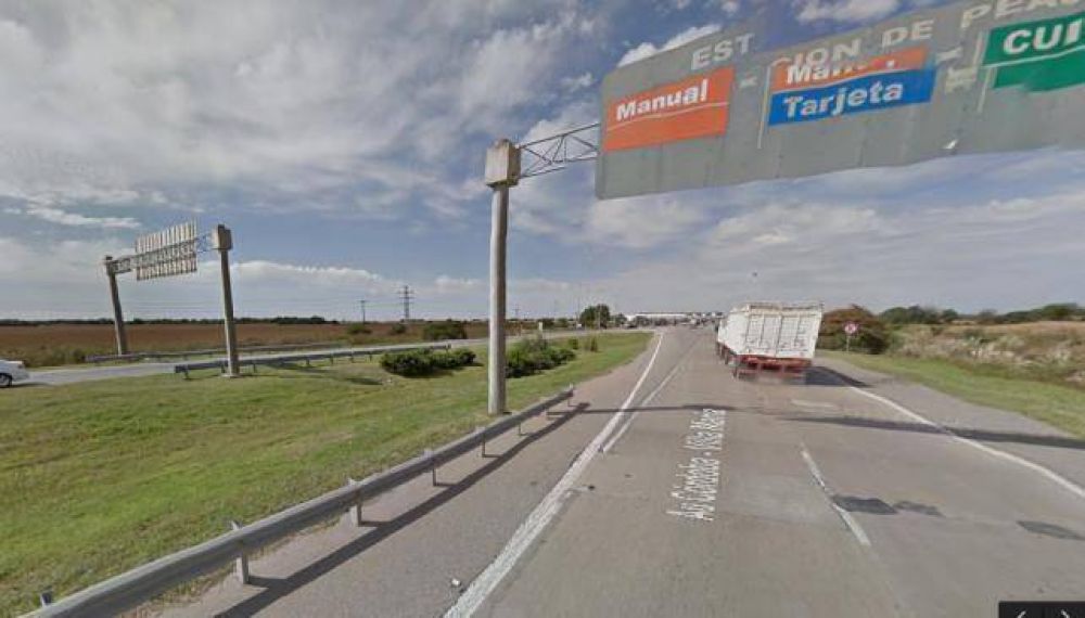 Choque en cadena en el peaje de Toledo