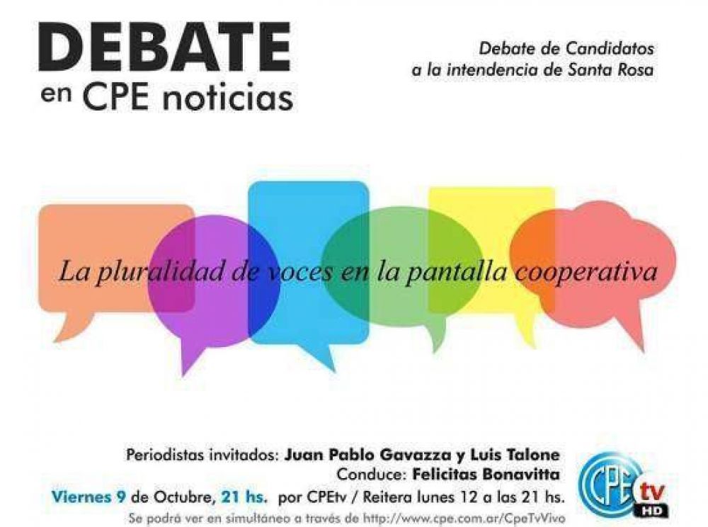 CPEtv: debate de los candidatos a intendente