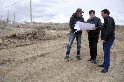 Grasso recorri� distintas obras en la ciudad