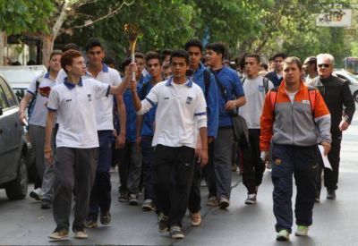 La antorcha, a paso lento
