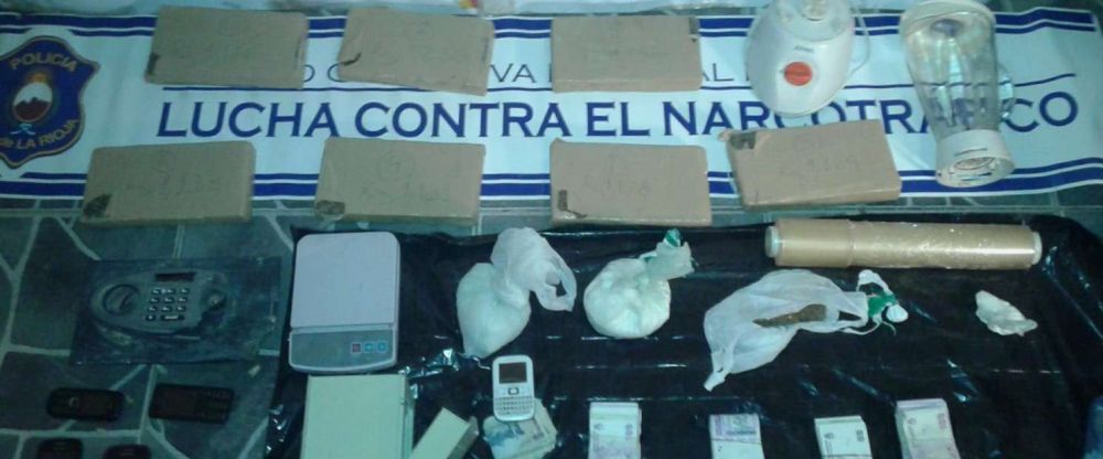 Secuestran ms 9 kilos de droga en Capital