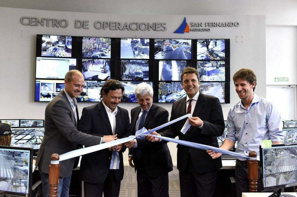 Massa: �Voy a llevar los sistemas de c�maras a cada barrio del pa�s