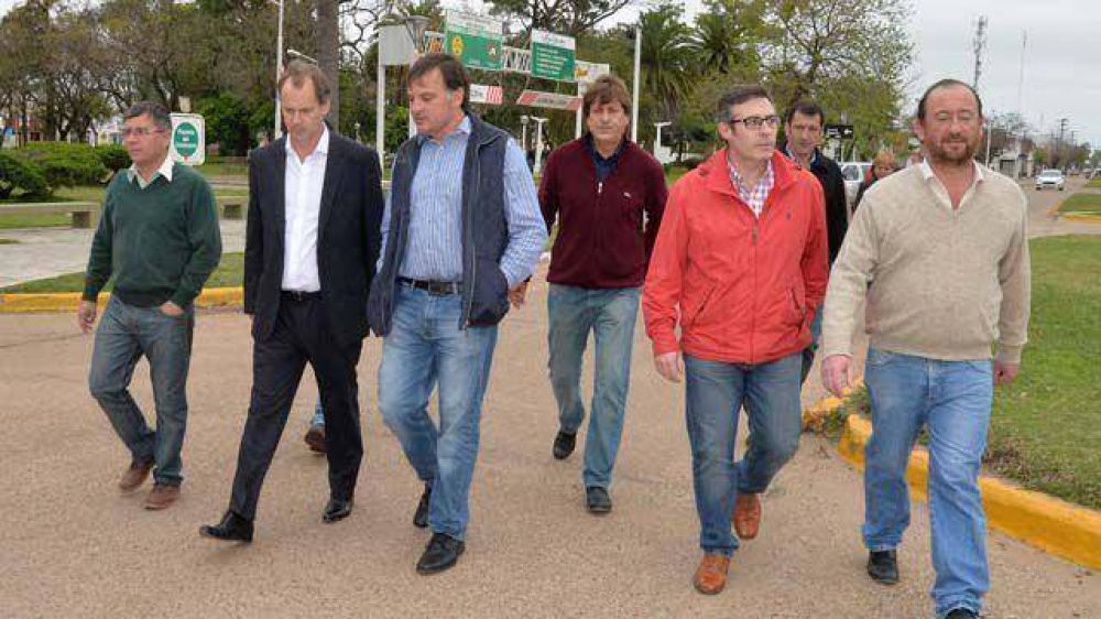 Bordet agreg� obras de infraestructura vial a su agenda de campa�a