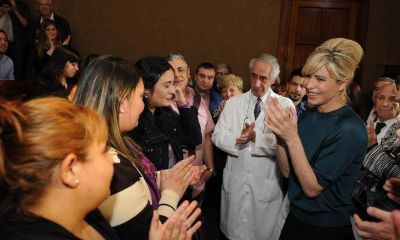 Rabolini volvi� con discurso de unidad