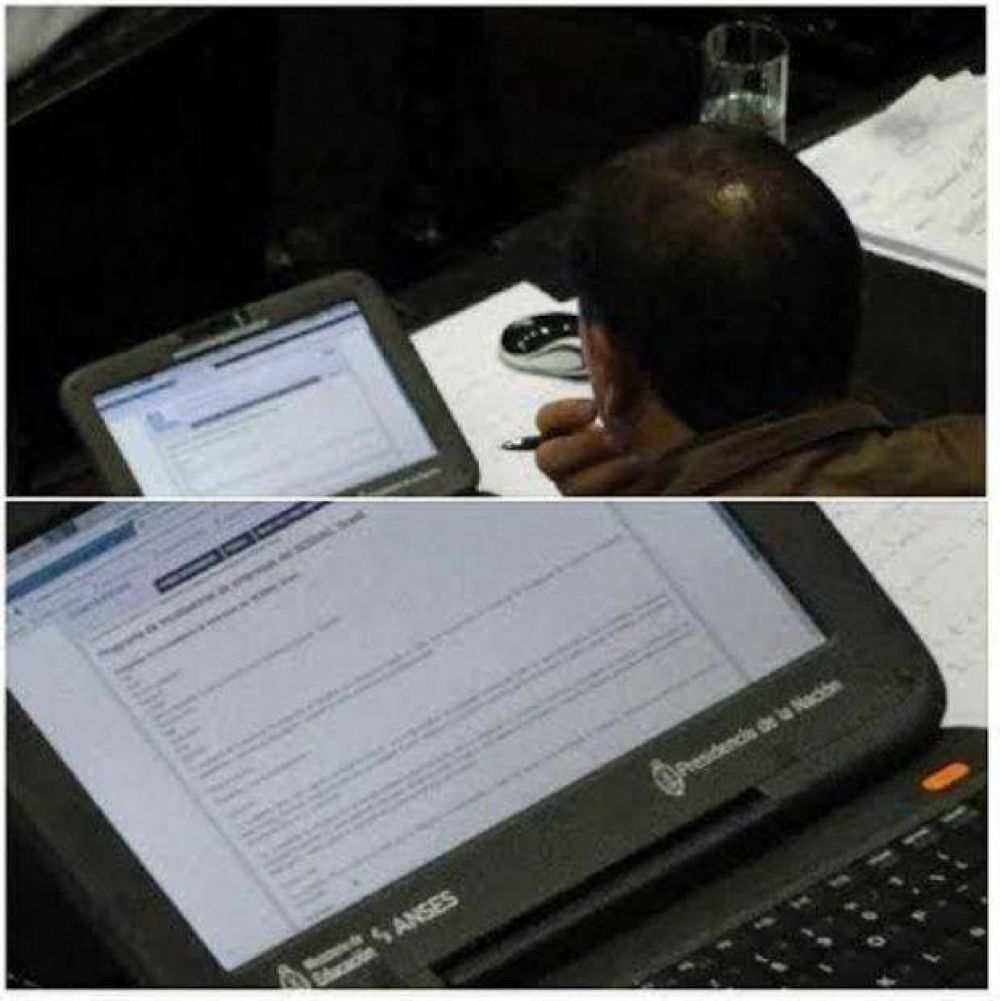 Escndalo en la Cmara: un legislador de Salta usa una netbook del plan Conectar