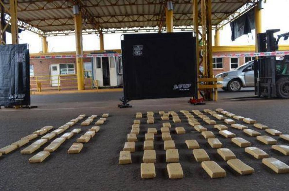 Secuestraron 82 kilogramos de marihuana en Posadas