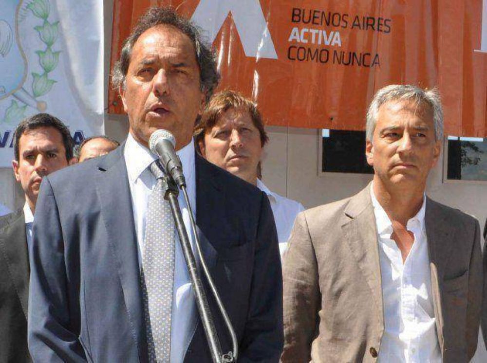 De campaa, Scioli estar este jueves en Olavarra