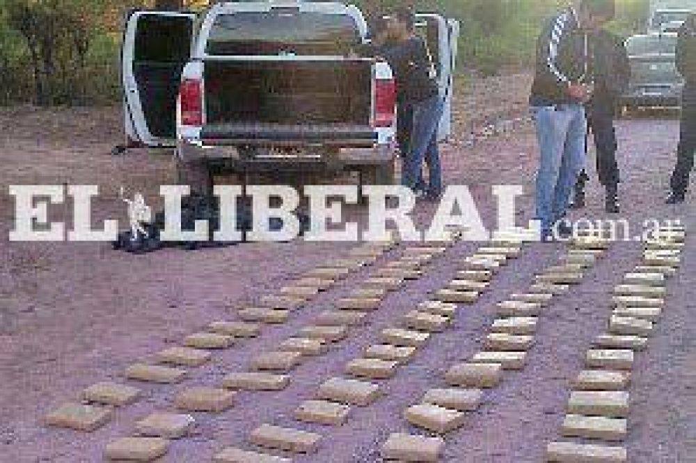 En cuatro d�as se secuestr� m�s de 1.200 kilos de marihuana