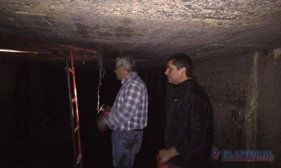 Avenida Frondizi: inici� la obra de reparaci�n de un pluvial hundido