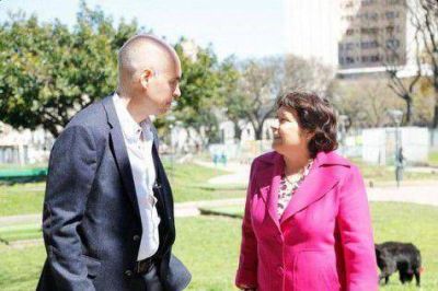 Larreta y Oca�a otra vez juntos