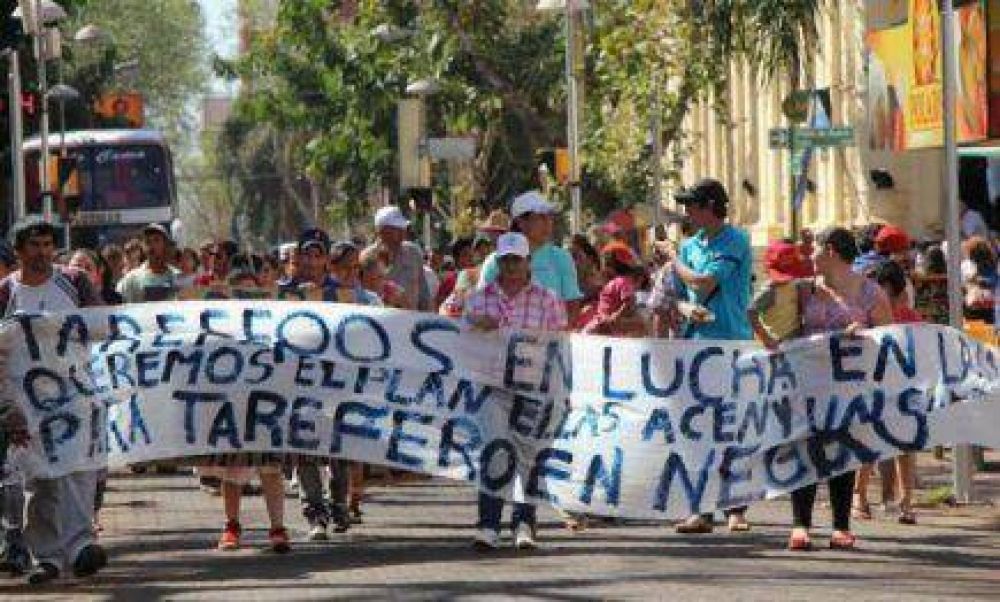 Los tareferos de Ober� podr�an llegar a Posadas con su protesta