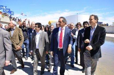 Inauguraron un tramo de la obra para sanear el cauce del arroyo El Gato