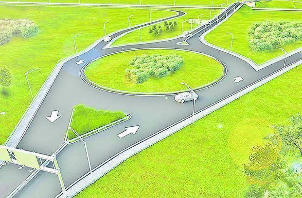Autopista: arrancaron las obras de los nuevos accesos en Villa Elisa