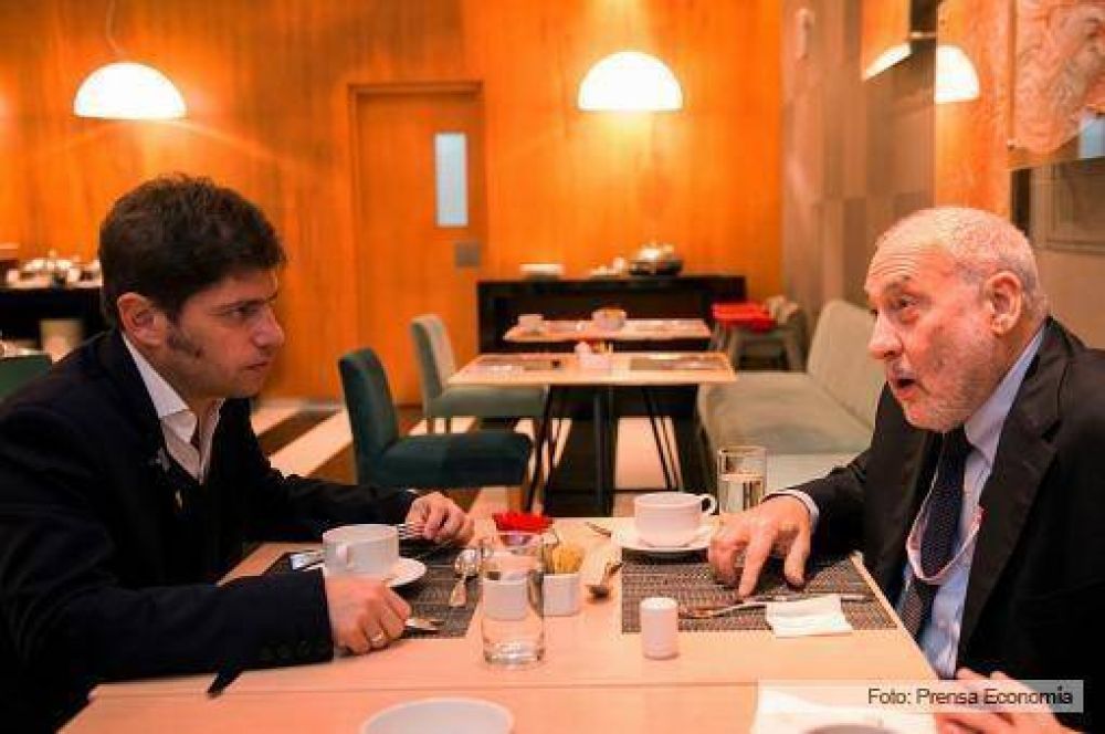Kicillof y Stiglitz hablaron sobre procesos de reestructuracin de deuda y lucha contra fondos buitre