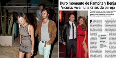 En Chile dicen que Pampita y Benjam�n Vicu�a terminaron en buenos t�rminos y piden 