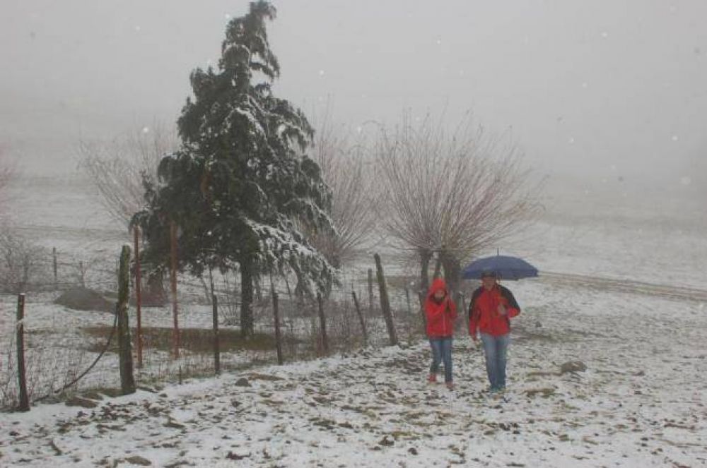 La nieve trajo sorpresas y preocupaciones