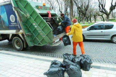 Tandil: �ste lunes habr� servicio de recolecci�n de residuos