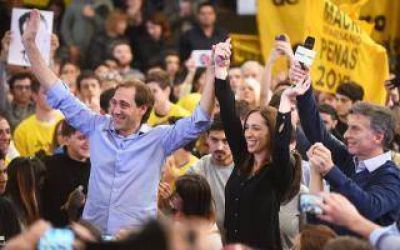 Elecciones 2015: Multitudinario acto de Macri, Vidal y Garro en La Plata